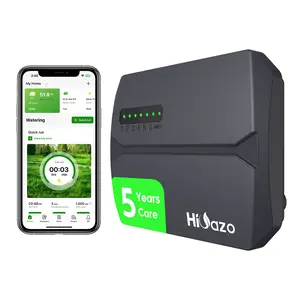 HiOazo intelligent WiFi sprinkler controller,6 Zones indoor irrigation controller, suitable for gardens and courtyards