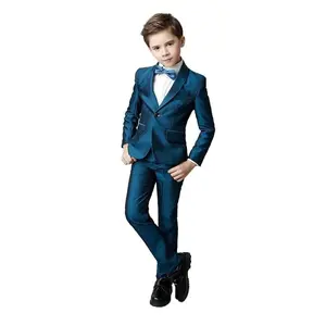 Boys' Slim-Fit Suit Set - Elegant Long Sleeve Blazer & Pants for Performances, Weddings & Formal Events - Spring/Fall Collection pantsuit  kids