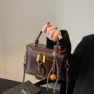 Women's portable box box bag 2026 new commuter shoulder messenger bag