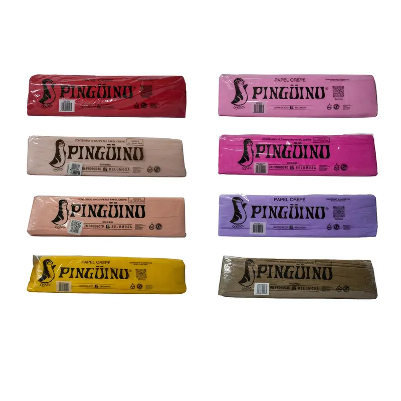 Papel Crepe - Versatile Smooth Surface Paper for Crafting & Printing - Ideal for Artistic and Practical Uses