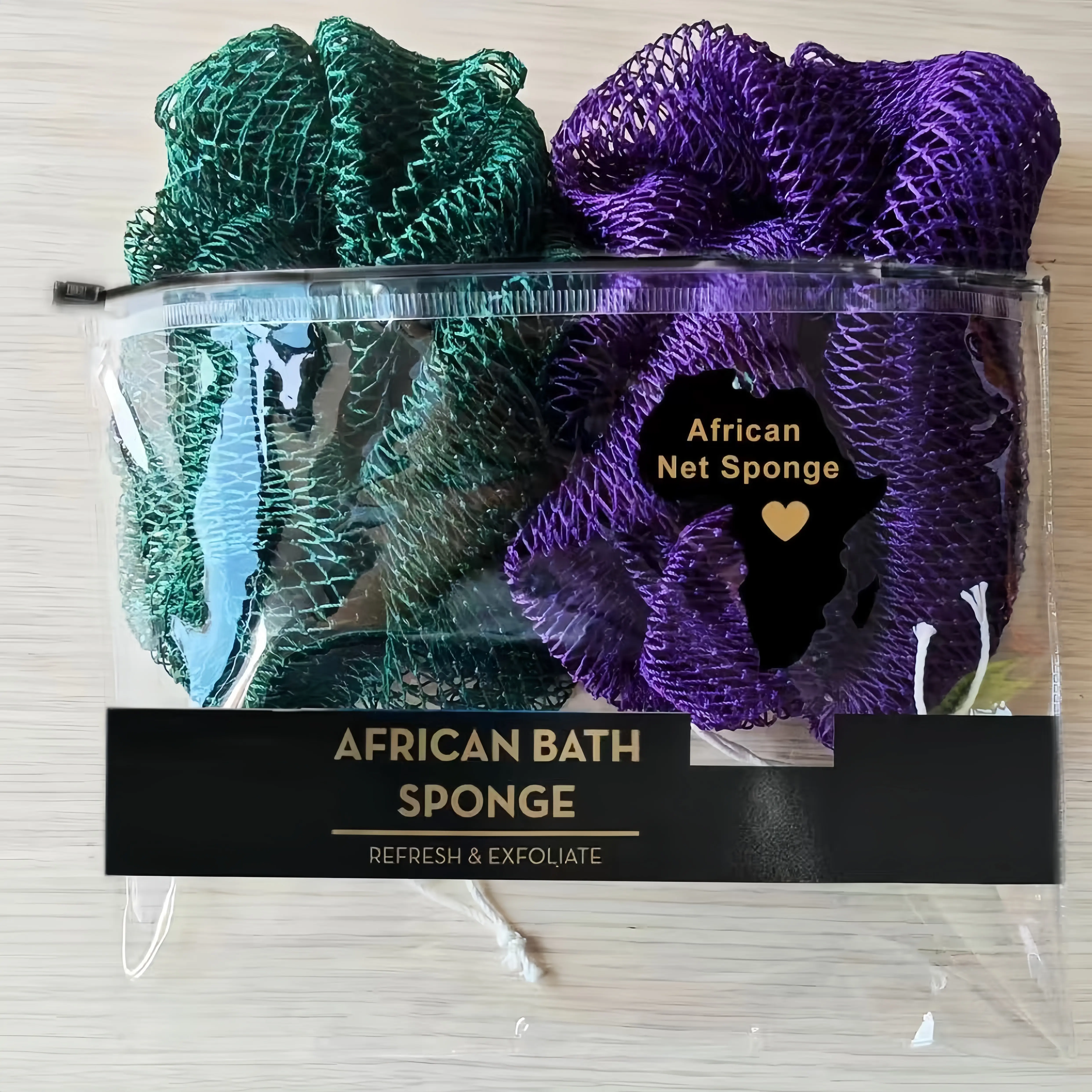 Shower towel, exfoliating bath towel, authentic African exfoliating bath sponge | rich lather