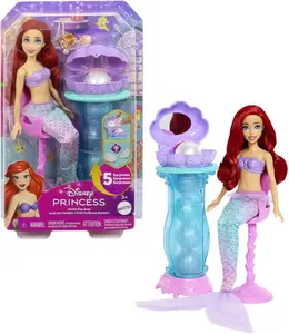 Mattel - Disney Princess Vanity Pop Ariel Doll & Accessory  [Collectible Figurine/Statue/Bust] Paper Doll