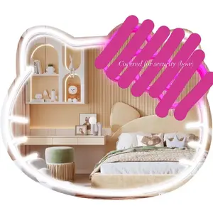 Kawaii Kitty Style LED Vanity Mirror
