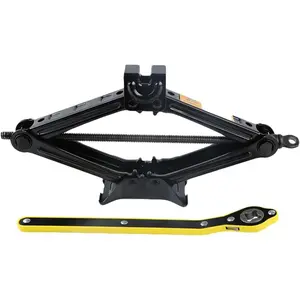 Scissor Jack 2 Ton Car Jack for Tire Change Emergency Roadside Kit Heavy Duty Steel Jack with Ratchet Handle Portable Car Tools