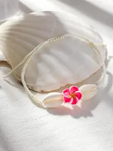 1 Set Handmade Seashell Flower Bracelets for Women, Suitable for Beach, Travel, Picnic or as Accessories Combine Boho Style, Summer Feeling