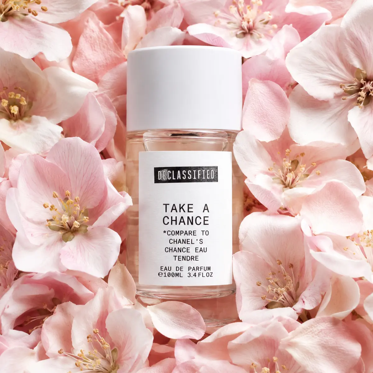 Declassified Take a chance | Refined Daily Ritual & Intimate Social Fragrance | Floral Grapfruit, Quince, Jasmine, Iris, Musk | Paris Spring 100ml Women Eau de Parfum
