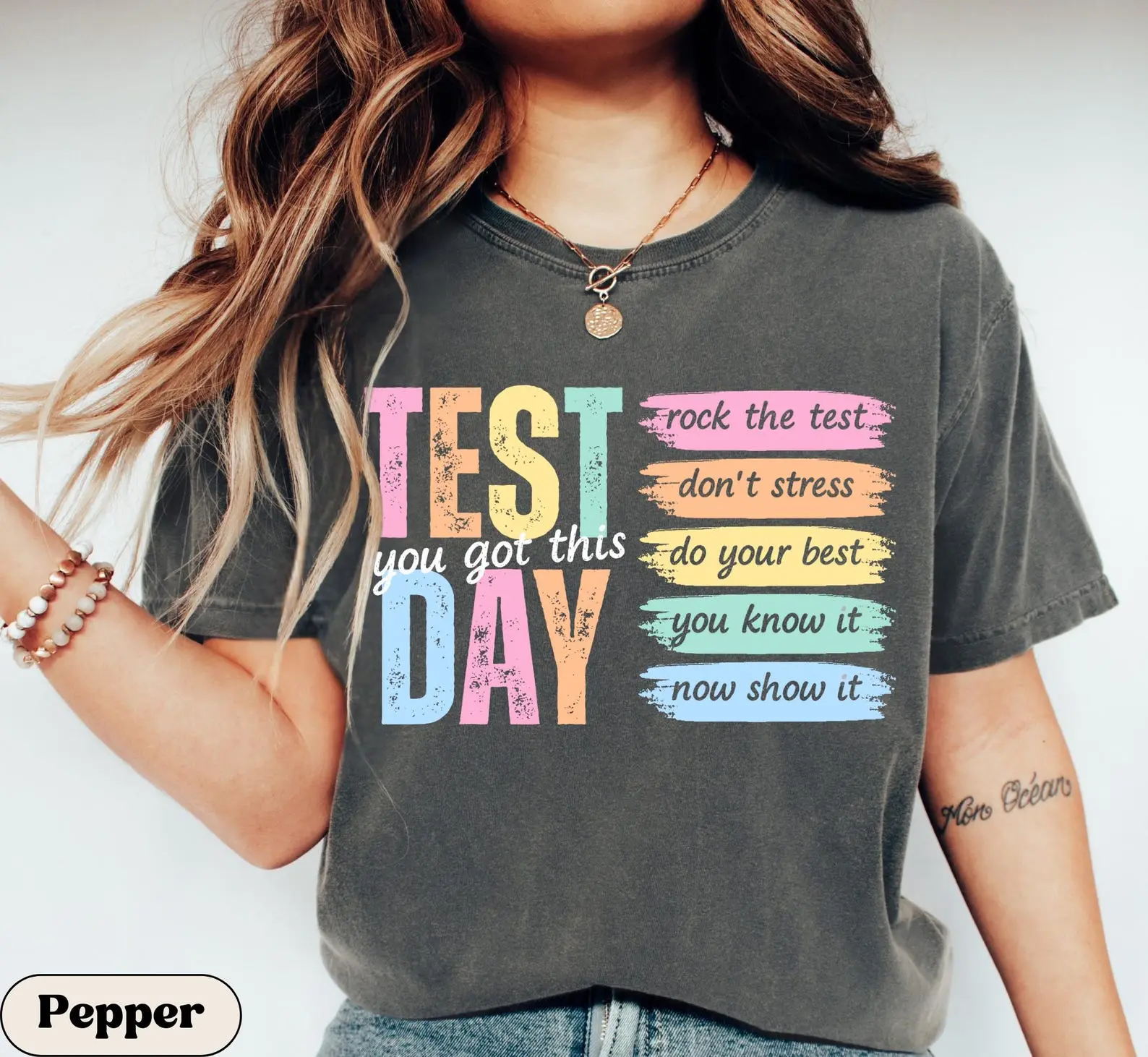 Test Day Teacher Shirt, State Testing Comfort Colors TShirt, Test Coordinator Final Exam Week Teacher Team T-Shirt, Motivational Inspiration