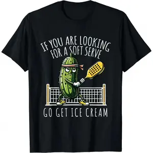 Funny Shirts For Men WomenPlayer Paddleball Lover T-Shirt Pickleballer Tshirt Gift for Her Him Menswear Top Outdoor