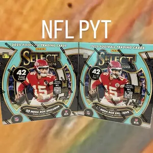 #46NFL PYT: 2x 2025 SELECT MEGA BOXES! All cards Ship by TEAM: Pick your Team!