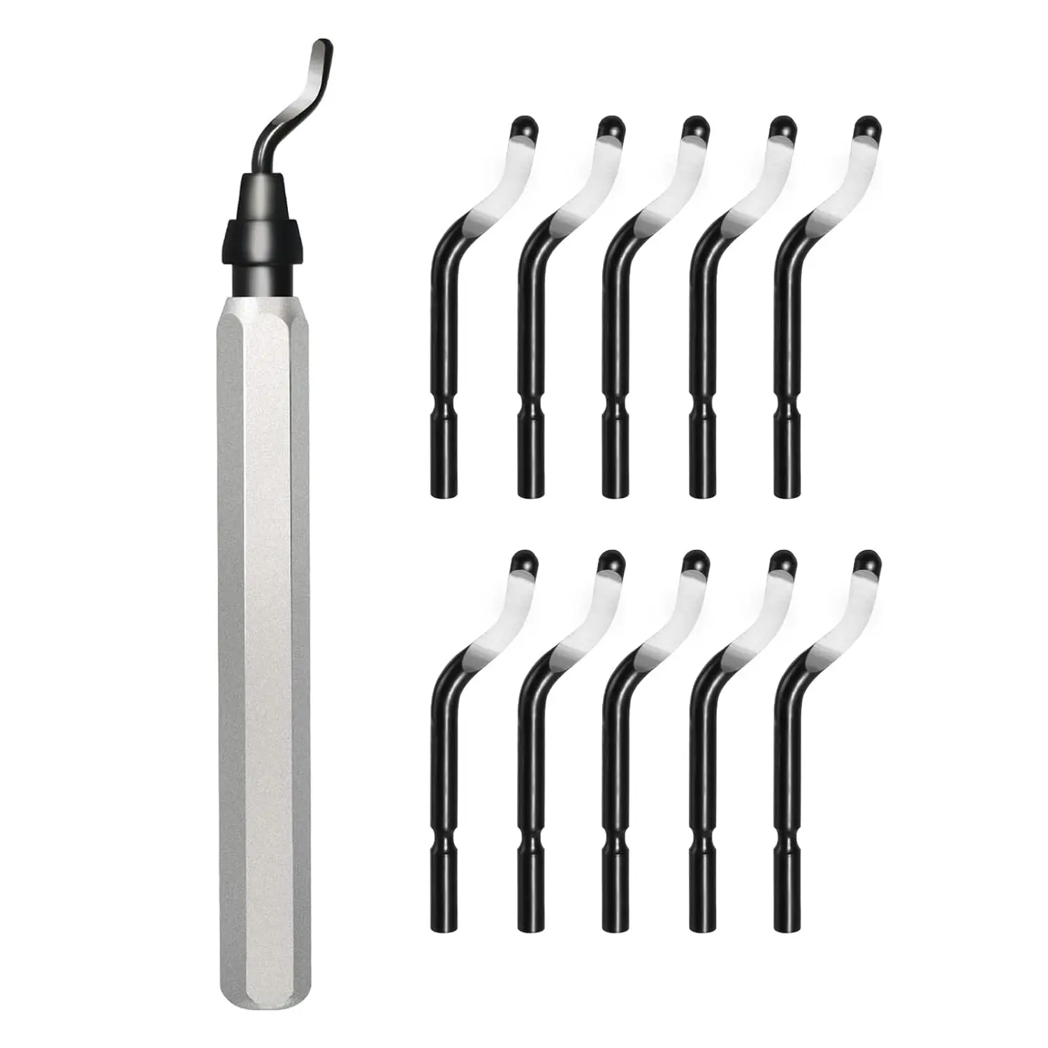 11- Deburring Tool for 3D Printing,  High-Speed Steel  for Smooth Edge Finishing - Ideal for HVAC, Metal &  & Professional Conduit Reaming, 3D Printer Accessories