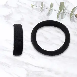 HMD Hair Ties Damage Free Soft Ponytail Fixer Hair Accessories Hair Elastic Small Ponytail Hair Ties For Girls Women