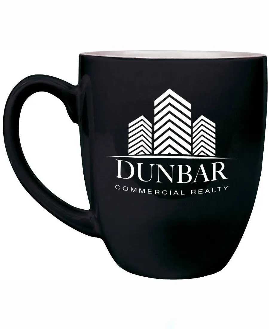 Custom Engraved 16oz Bistro Ceramic Mugs