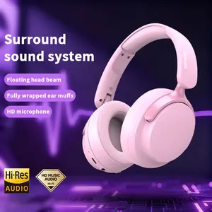 MOKATA Bluetooth Over-Ear Headphones Foldable Wireless Wired Stereo Headset with Micro SD/TF Card Slot Soft Earmuffs Lightweight Quiet Immersive Sound for Cell Phone PC