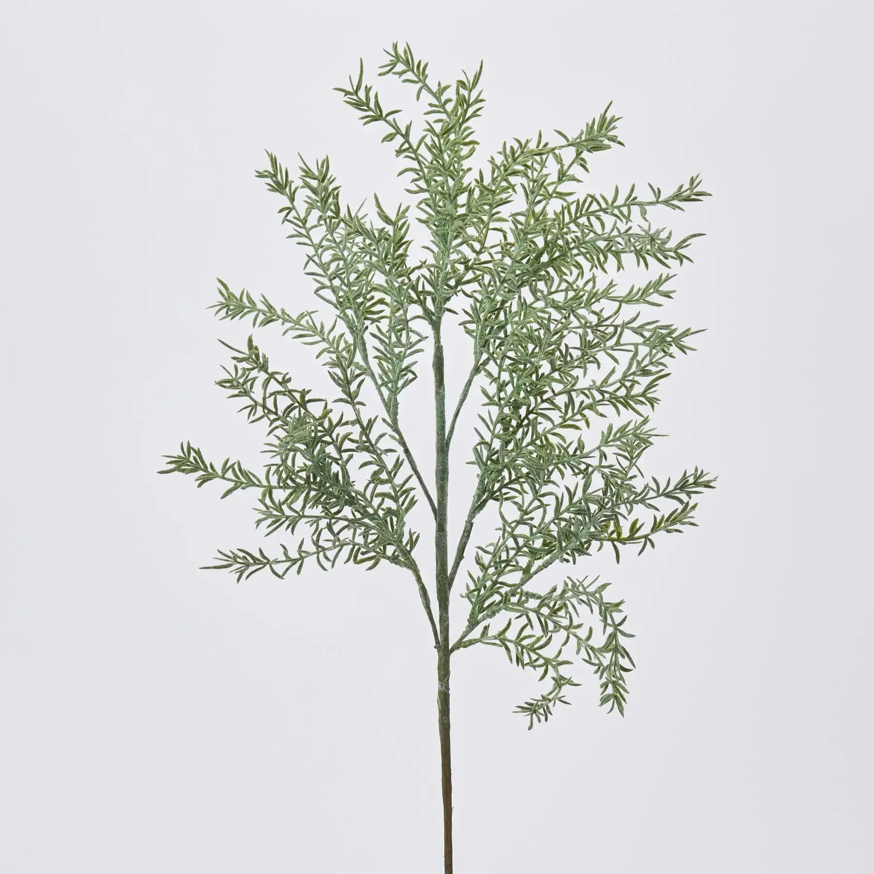 26" Tall Bendable Synthetic Real Touch Rosemary Bush Bouquet - Decorative All Seasons Plant Decor, Artificial Indoor Home Supplies (Natural Shedding Feature)