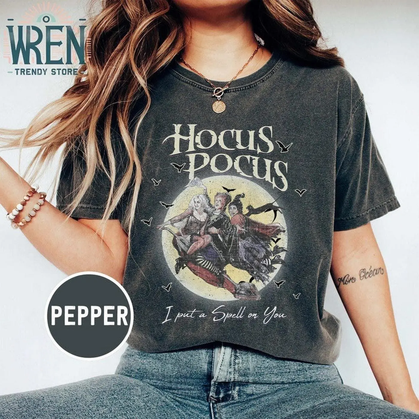 Retro Hocus Pocus Shirt, Hocus Pocus Shirt, Sanderson Sisters Shirt, Halloween Shirt, Dis nyes Halloween Shirt, Halloween Party.jpg