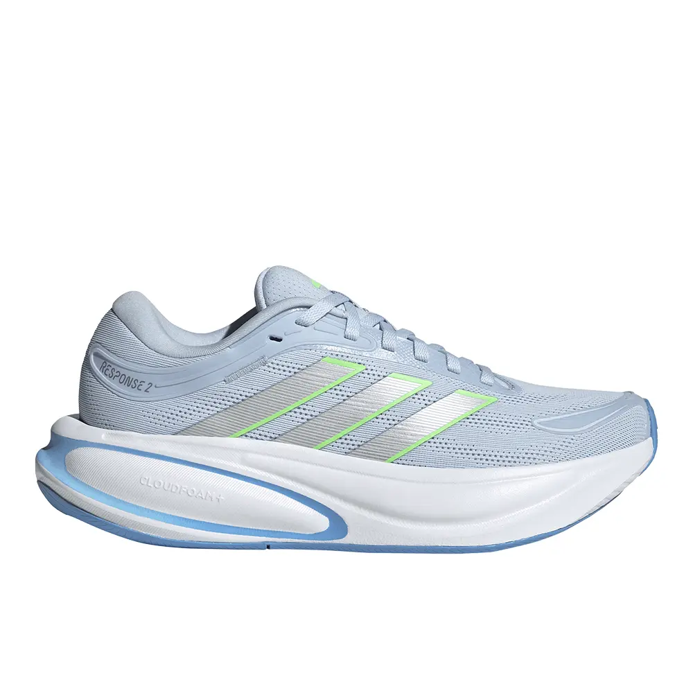 adidas Womens Response 2 Running Sneakers Shoes - Blue