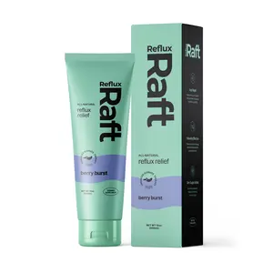 RefluxRaft | Berry Burst Acid Reflux Gel Therapy with Organic Alginate, Pregnancy Safe, Fast & Long-Lasting GERD & LPR Support, Zero Sugar, Gluten-Free, Low Sodium, Berry Burst Flavor