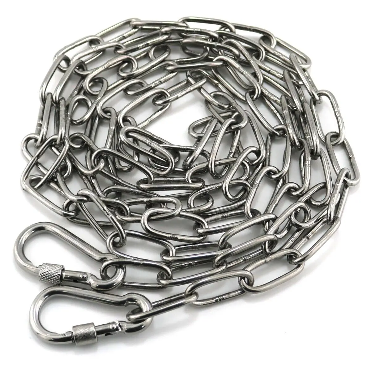 Stainless Steel Chains Anchor Chain Steel Chains(M3)1/8"(3mm) 6.56ft Stainless Steel Chains Anchor Chain Steel Chains(M3)1/8"(3mm) 6.56ft