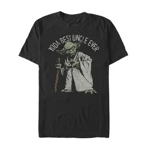 Men's Star Wars Yoda Best Uncle Ever T-Shirt