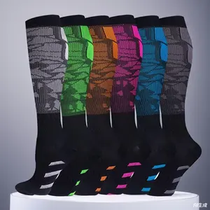 Copper Compression Socks 6-Pack for Women Men Medical Grade Graduated Support Circulation Boost Running Nursing Athletic Diabetic Socks Unisex Relieve Muscle Fatigue