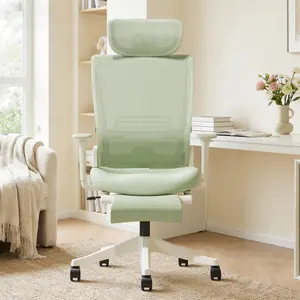 Space-Saving Ergonomic Office Chair | WELAX S4 Foldable Desk Chair for Small Spaces, High-Back Executive Seating with Lumbar Support, Spine-Fit Design, Folds to Save Room for Home Office.