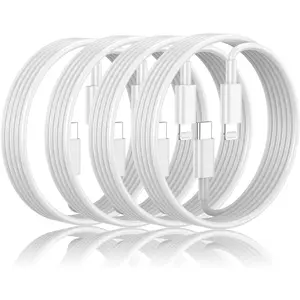 4Pack USB C to Lightning Cable 6ft,For iPhone Charging Cord Compatible with iPhone 14/13/13 Pro/13 Pro Max/12/12 Pro/12 Pro Max/SE 3/11