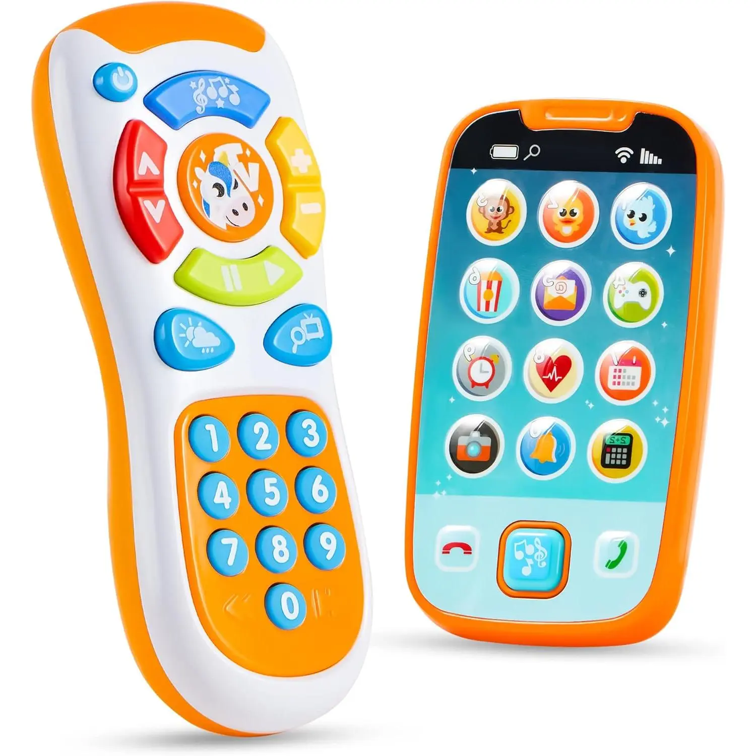 Smartphone Toys for Baby, Remote Control Baby Phone with Music, Learning Toy, Birthday Gifts for Infants, Kids, Boys and Girls, Easter Basket Stuffers