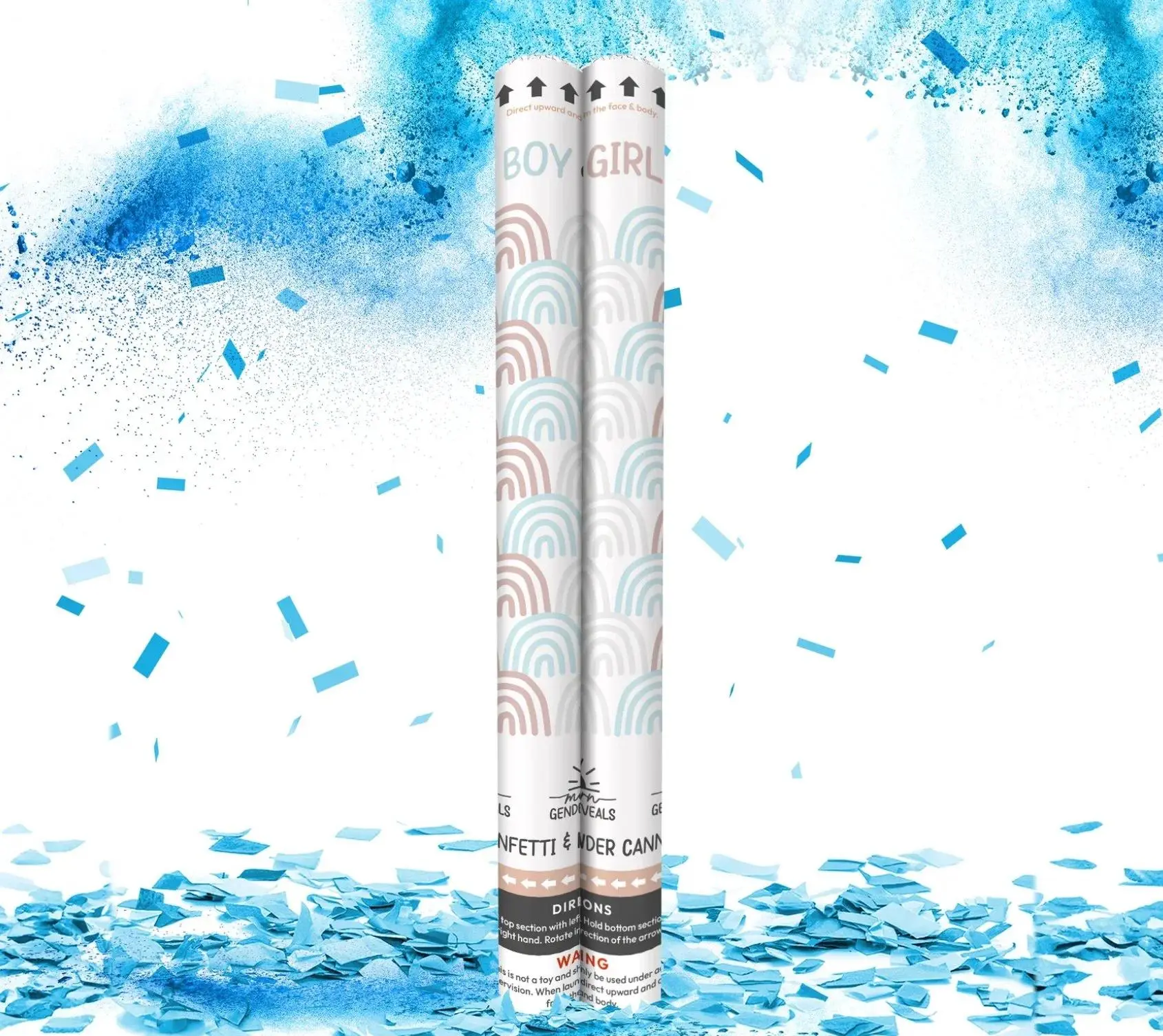Gender Reveal Powder & Confetti Cannon 24”