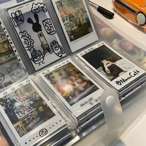 Transparent Idol Card Album, High Transparency Inner Pages, Portable Collection Book, Couple Memorial Gift, Photo Storage Bag