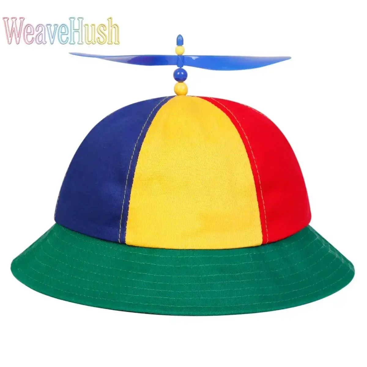 Unisex Propeller Bucket Hat - Adults, Universal Size Fit, Adjustable, Foldable, Airy Keeps Heat Off Your Skin, Lightweight, All Seasons Outdoor Sun Protection Hat for Spring-Autumn Beach Travel, Breathable