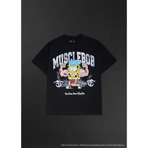 SpongeBob MuscleBob Graphic T-Shirt