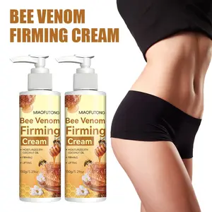 Bee Venom Firming Anti Wrinkle Moisturizing Cream for Arm, Abdominal, and Thigh Lifting and Recovery Suitable for All Skin Types 150g * 2 Bottles, Body Care Lotion