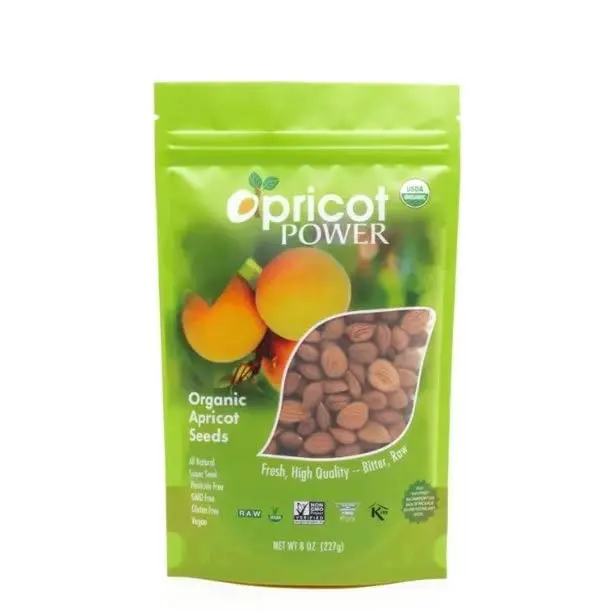 Turkish Bitter Raw Apricot Seeds - Raw, Bitter, Vegan, Gluten-free, GMO-free 8 oz