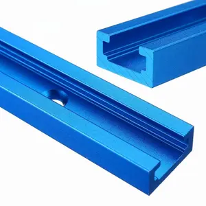 T Track Woodworking T-slot Slide Track, Miter Aluminum Alloy T-Track, T-slot Miter Track Jig, T Screw Fixture Slot Table Saw Router Table DIY Tools