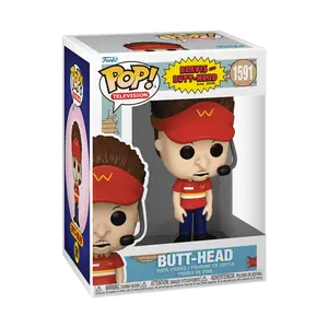 Funko Pop! Beavis and Butthead - Butt-Head (Burger World Uniform) #1591 Collectible Pop Vinyl Figure