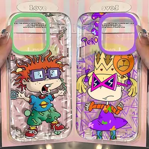 Funny Cartoon Rugrats Multiple Options Available Phone Case for iPhone 17 16 15 14 13 12 11 Pro Max Plus Air Shockproof Transparent Cover Holiday Gifts and Fashion Items