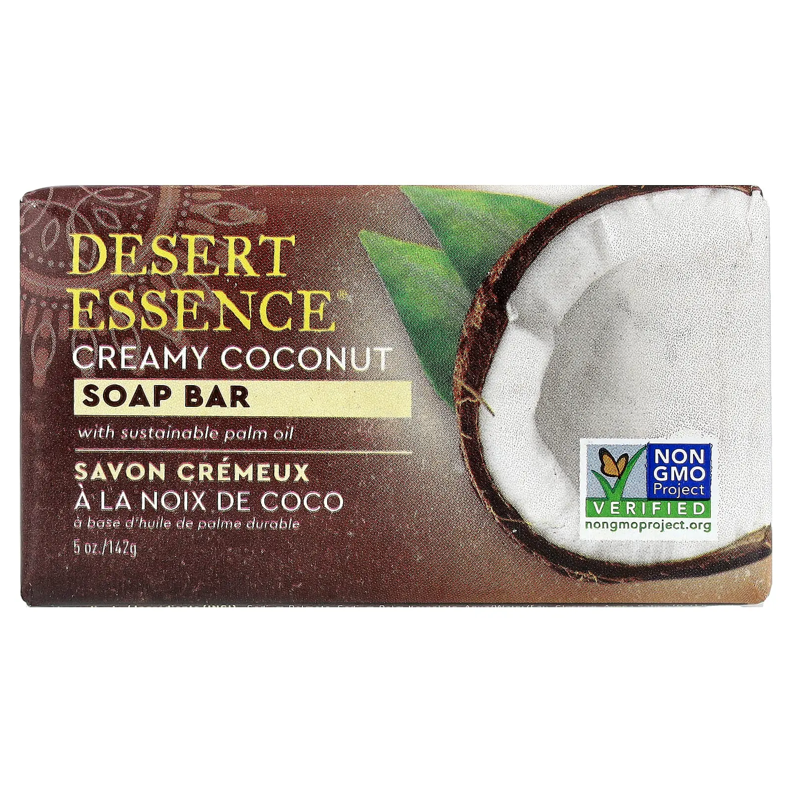 Desert Essence Soap Bar, Creamy Coconut, 5 oz (142 g)