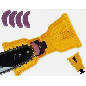 Universal Chainsaw Teeth Sharpener, 14-20 Inch Fast Sharpening Kit with 5 Grinding Stones