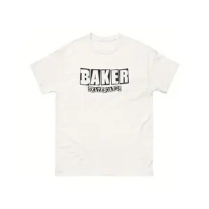BAKER SKATEBOARDS Retro 90s vintage black skateboarding t shirt designs