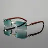 Men's Rimless Sunglasses, Durable & Stylish Design, for Daily Wear, Accessory for Modern Men, Stylish Shades