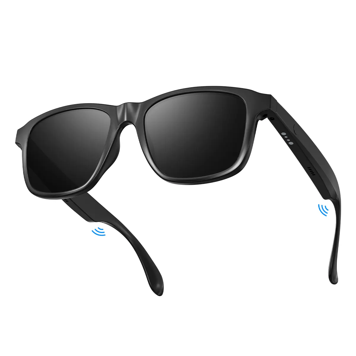 Smart Glasses Listenable Songs,Wireless Headphone Smart Glasses for Mobile Phone,Glasses For Men and Woman,200H Standby Time Long Battery, Athletic/Outdoor UV Protection and Voice Control