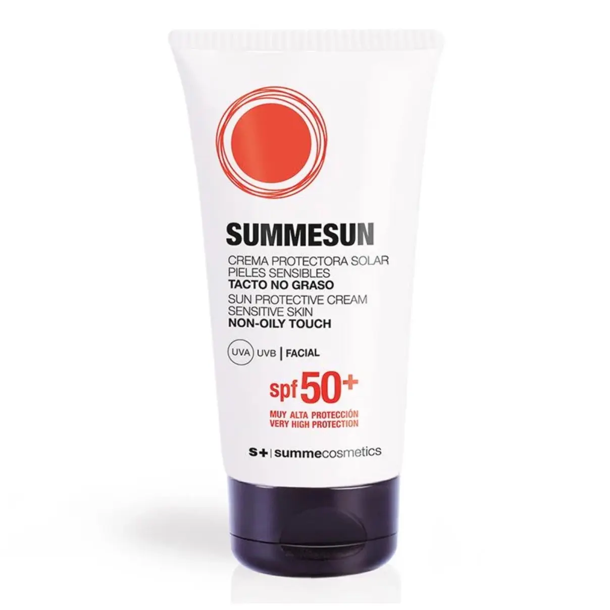 SummeSun Sun NO COLOR Protection Cream Non-Oily Touch SPF 50+ Very High Protection SummeCosmetic | Crema Protectora Solar No Graso SIN COLOR Muy alta Protección | Protector Solar Made in Spain
