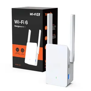 AX1500 WiFi 6 Range Extender, WiFi Signal Booster for  Up to 1500sg.ft and 30+ Devices, Dual Band WiFi Extender Booster with Gigabit Ethernet Port, AP Mode, WPS Easy Setup(A23)