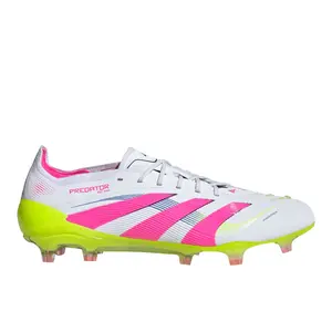 adidas Mens Predator Elite Firm Ground Soccer Cleats  - Pink, White