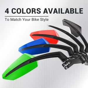 Addmotor Bike Mirrors, 1 Pair Bicycle Mirror Handlebar Mount, 360° Adjustable Rotatable Bike Mirror, HD, Safe Handlebar Rearview Mirror, Bike Accessories Bicycle Mirrors Set