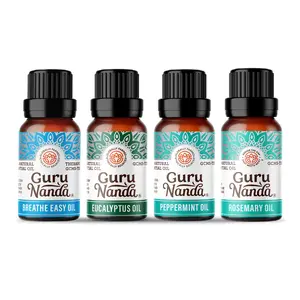 Essential Aroma Collection - Rosemary, Peppermint, Eucalyptus, Breathe Easy Healthcare Wellness