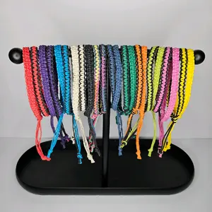 Hempnique Boutique Handmade Adjustable Hemp Bracelet in Multiple Color Choices