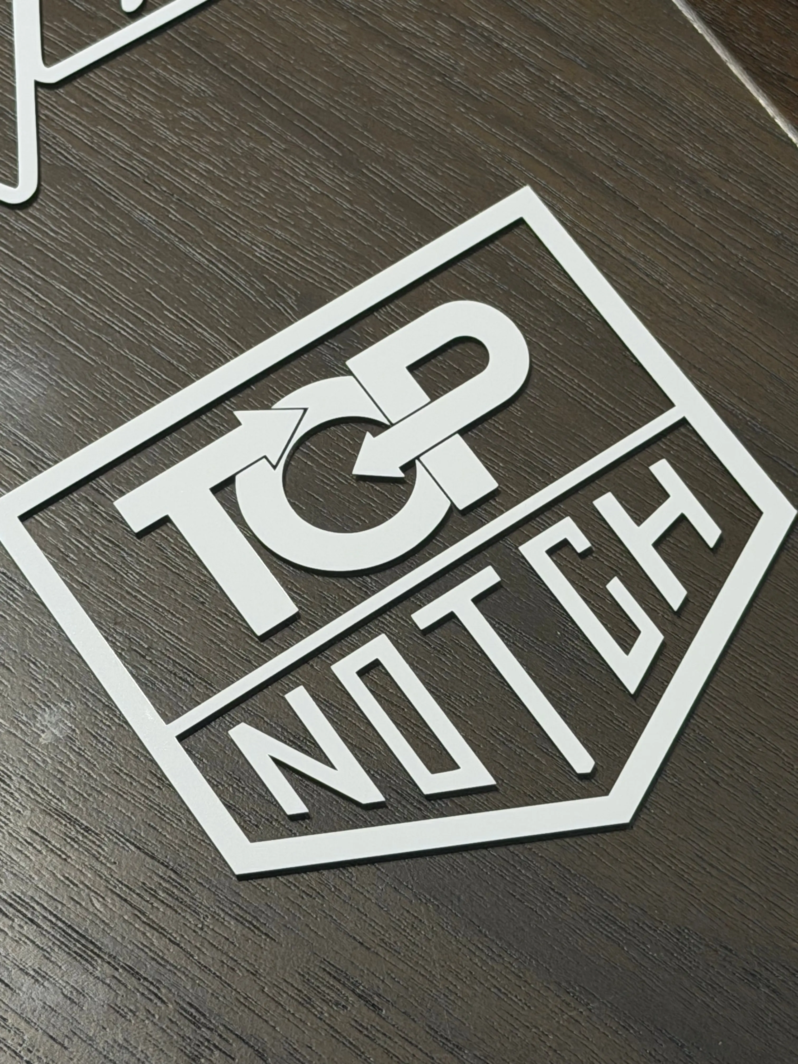 The Notch Car Decorative Sticker, Automotive Window Decal for Car Exterior Accessories, Car Window Decal