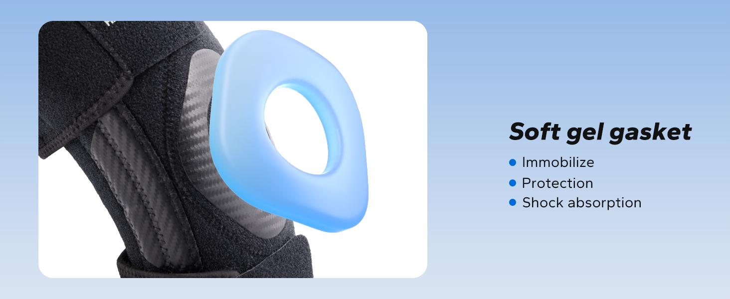 MERACH Patellar Knee Brace for Knee Pain Adjustable Patellar Tendon Stabilization Strap forJumper Knee Basketball Running Hiking Squats