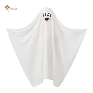 Halloweens Baby Boys Girls Costume Ghost Hooded Robe Fancy Party Costume Toddler Ghost Cloak Cape Party Prop